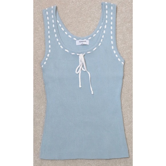 Workshop Republic Clothing Tops - The Workshop Sleeveless Tank Top Women's M Sage‎ NWT